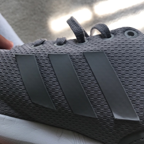Gray adidas ZX Flux shoes (11) - Picture 6 of 7