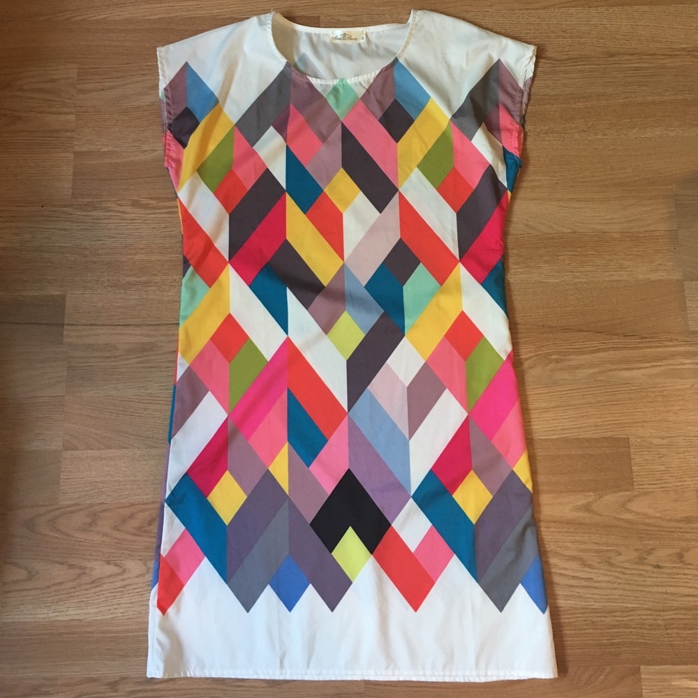 NWOT Color Block Dress