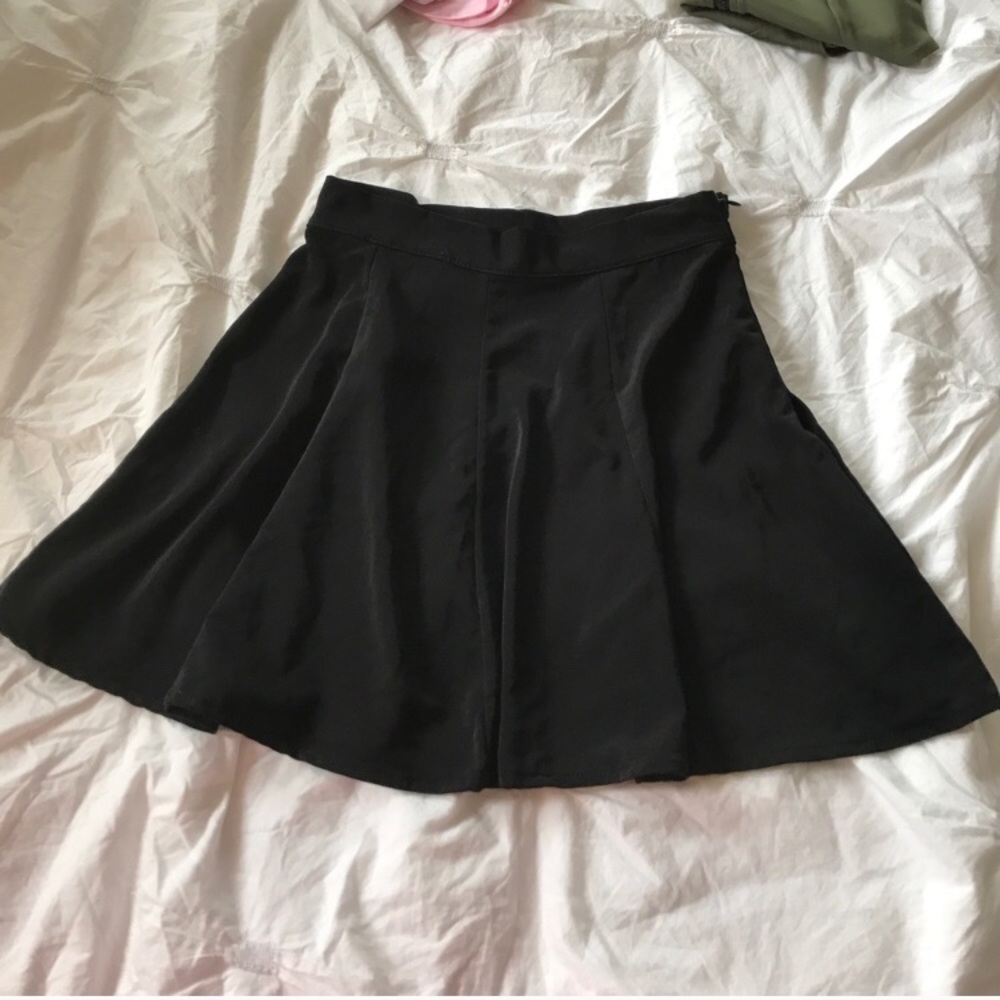 Brandy Melville Black Skater Skirt