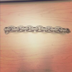 J. Crew Classic Pave Link Bracelet