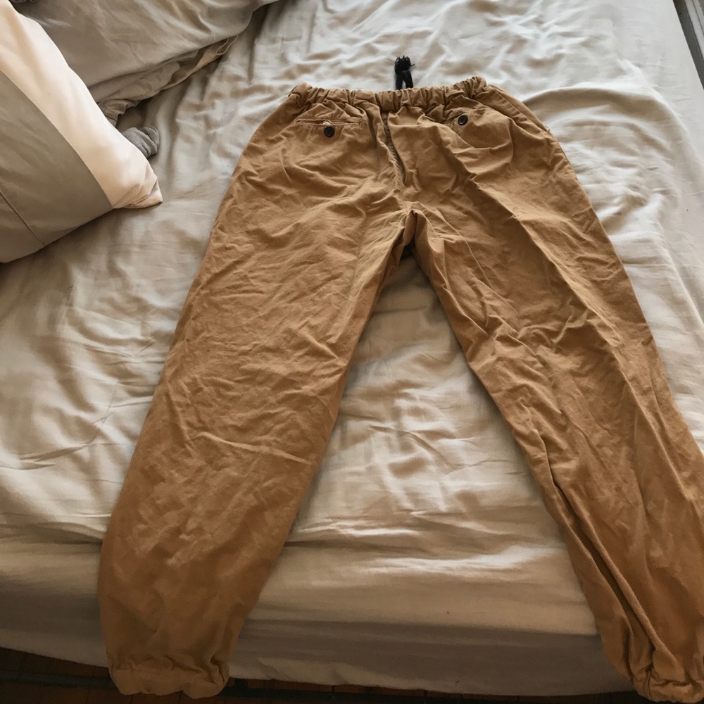 Khaki joggers