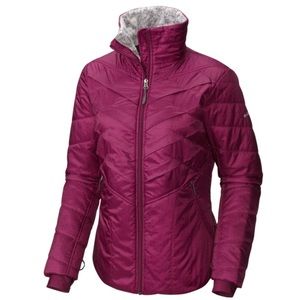 Columbia puff Omni heat purple large