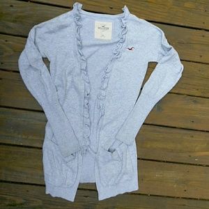 Hollister ruffle Cardigan