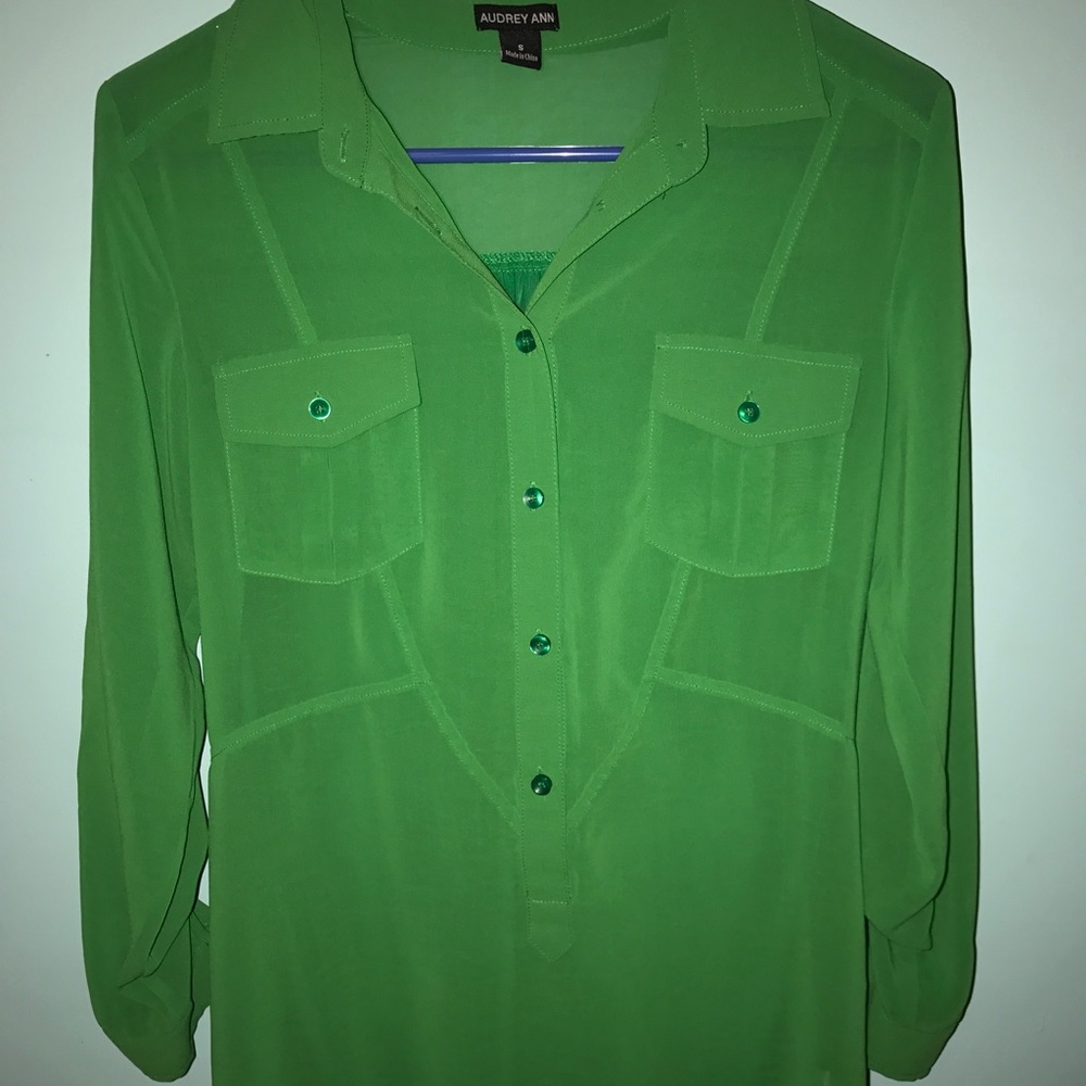 Green Sheer shirt