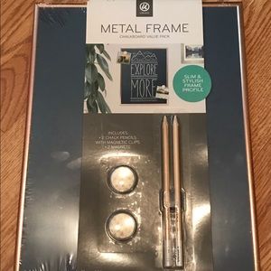 Metal Frame Chalkboard