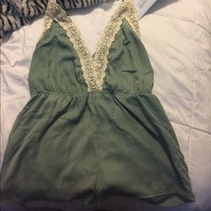 Green romper