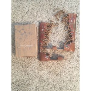 Free People bell flower sandals