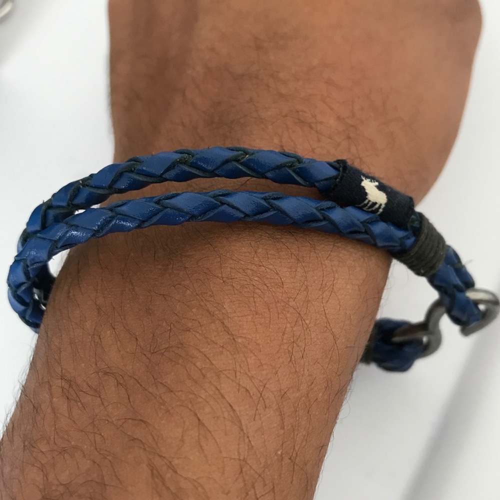 Abercrombie 🔵& Fitch Leather Bracelet