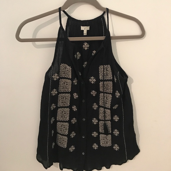 Joie cotton voile button down boho tank size S - Picture 1 of 4