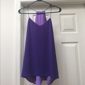 Reversible purple express tank top! Size S