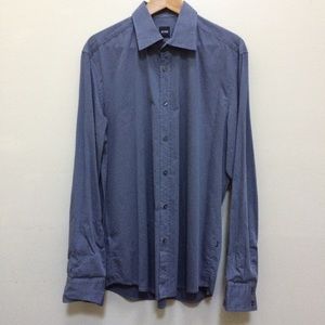 Gray Hugo Boss Designer Dress Shirt