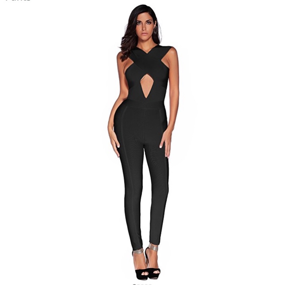 ❤️ DASH House of CB Thick Bandage Bodysuit Bebe - Picture 1 of 8