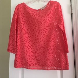 Loft Eyelet Dress Top