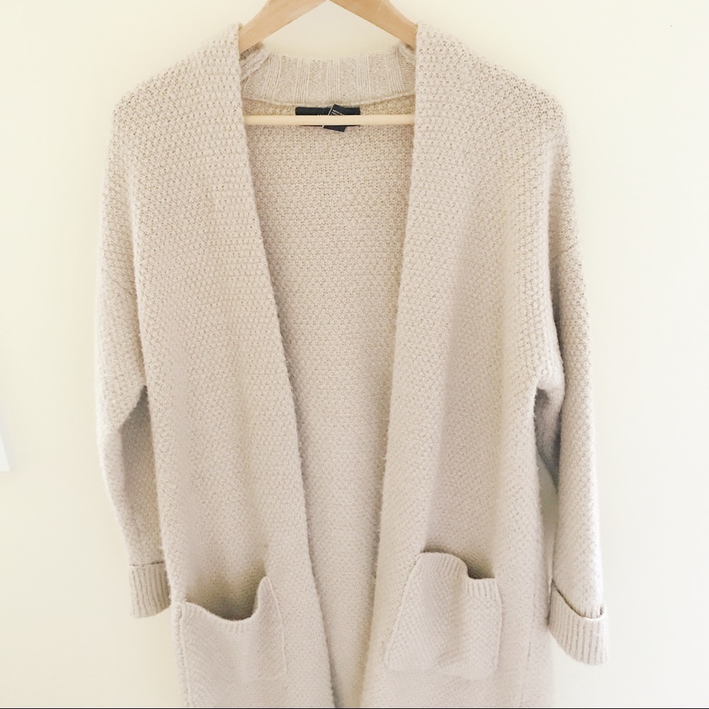 Oversized long sweater cardigan