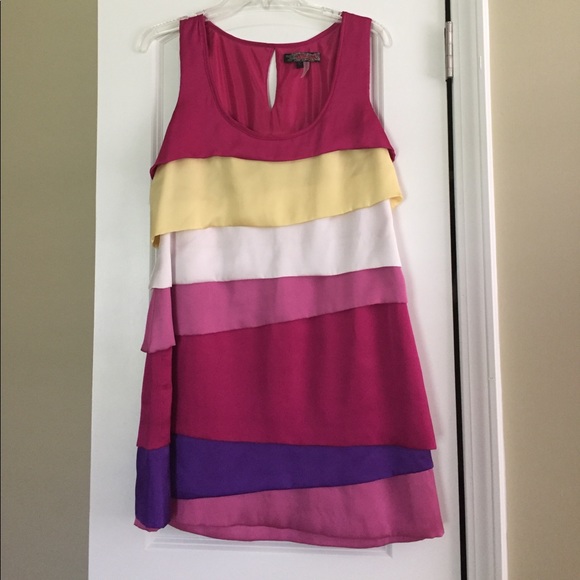 Pink Ruffle Dress - Picture 1 of 3