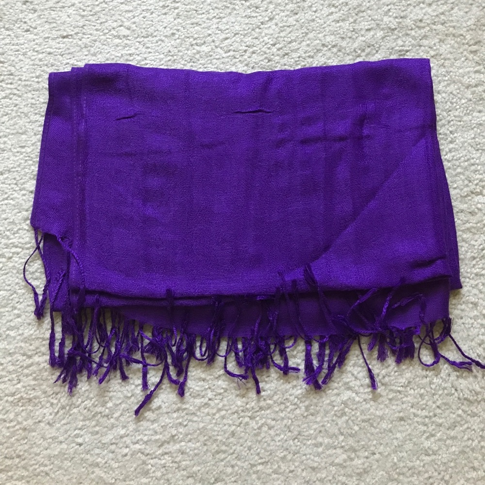 Purple scarf