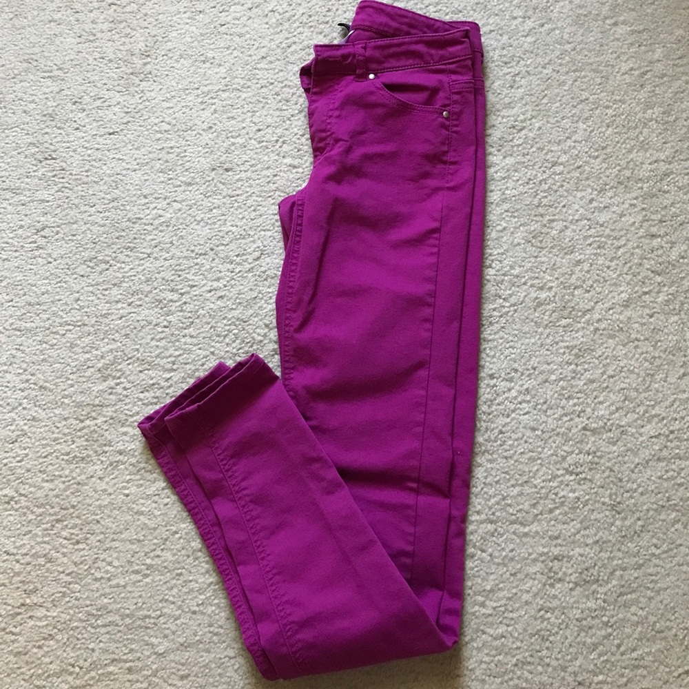 Pink jeans