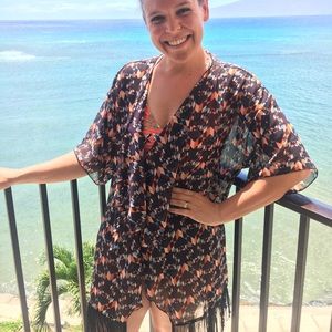 Lularoe Monroe Kimono Size L