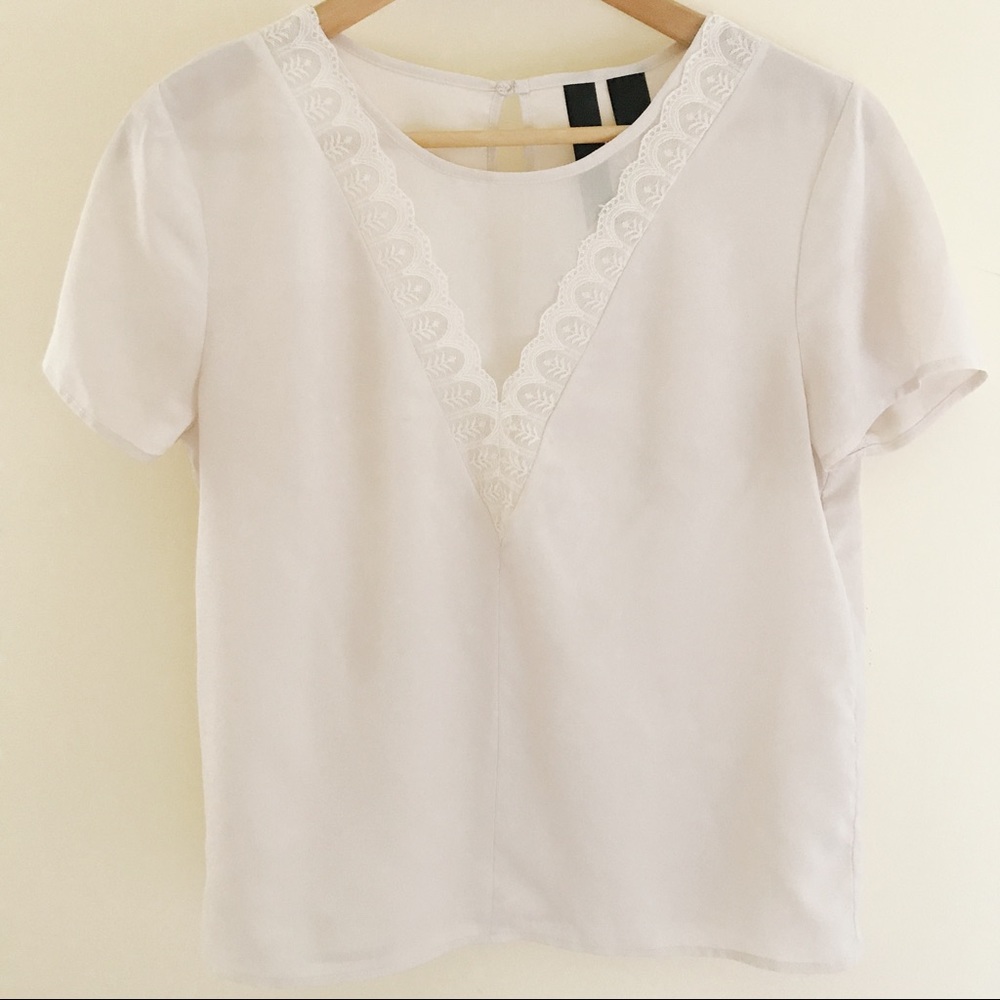 Satin Tee with pretty detailing