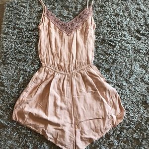 Brandy Melville romper in dusty pink