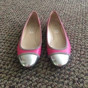 Michael Kors pink flats