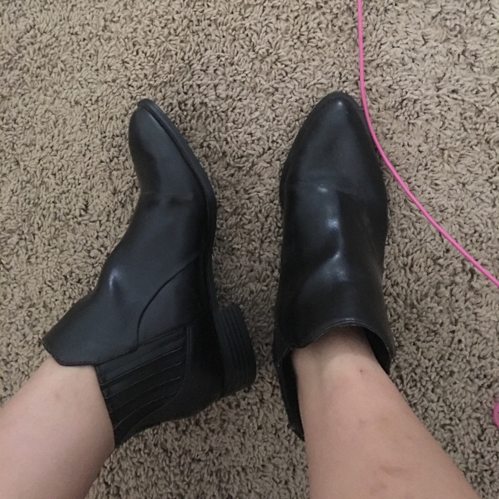 black boots