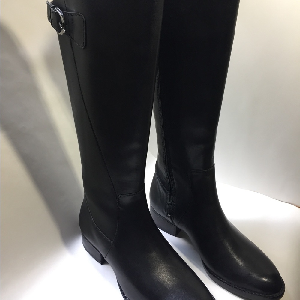 Ariat Black Leather Knee High Boots New w/ Box