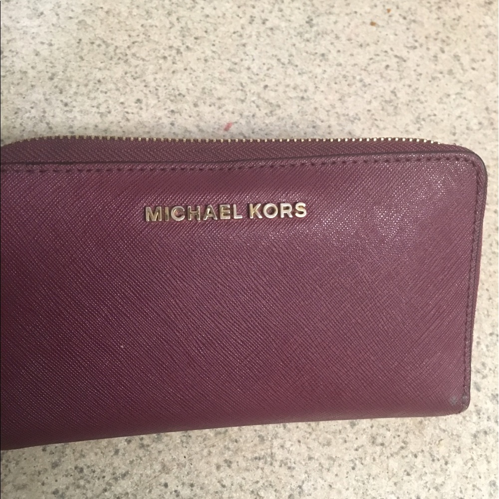 Michael Kors Jet Set leather wallet
