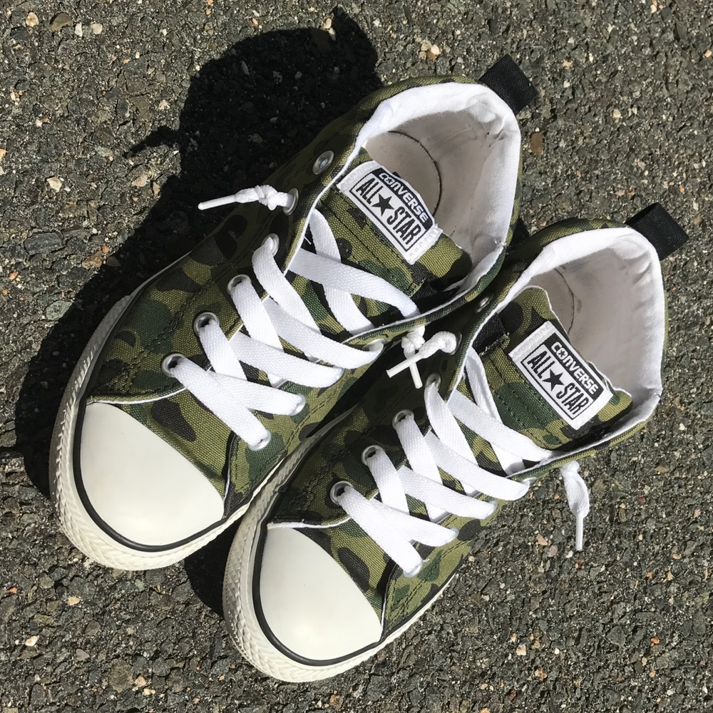 Camo Converse