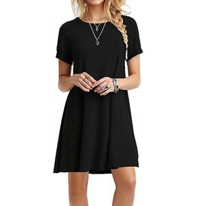 Scoop neck cotton dress (XL)