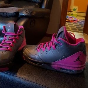 2 pairs of air Jordan's 4.5y 5y