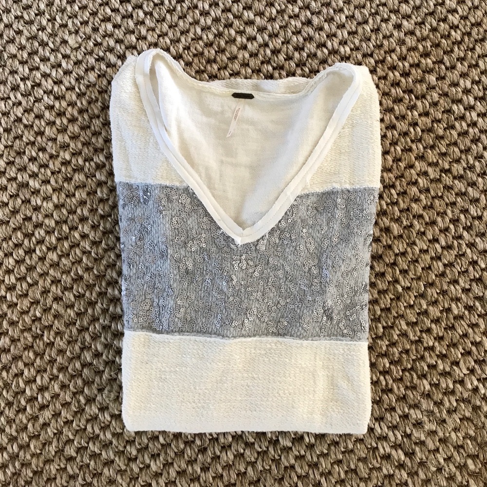 Sparkly free people tunic