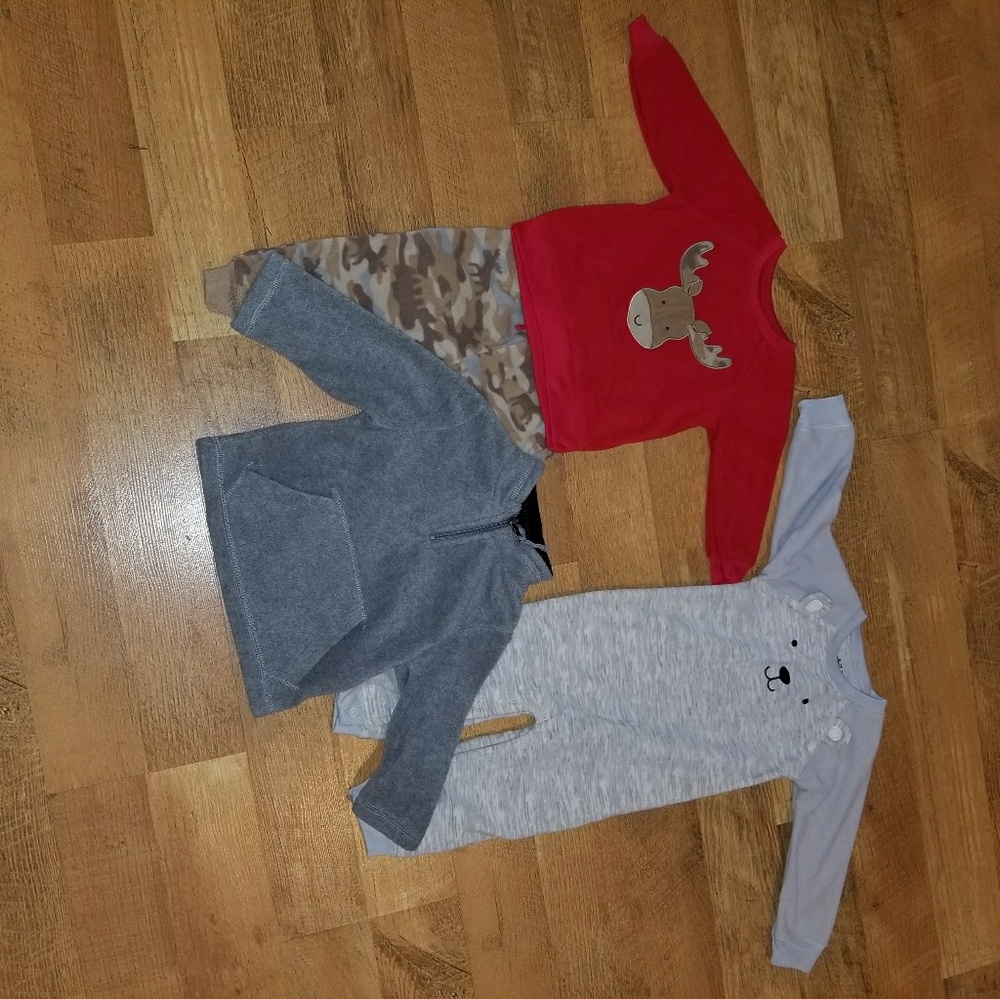 Carter's outfits and children's place jacket