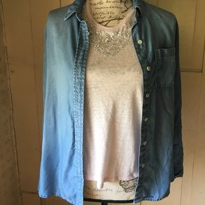 long sleeve button down size s