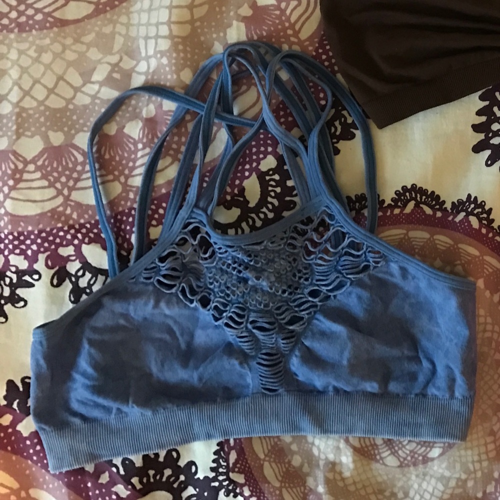 LF Blue dreamcatcher bralette
