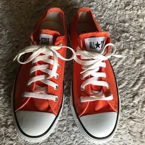 Orange All Star converse unisex