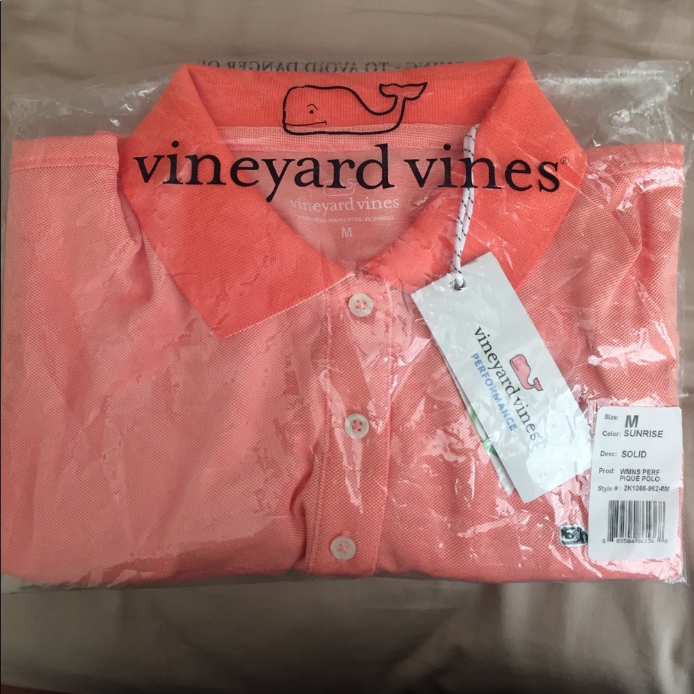 Vineyard Vines short-sleeve pique polo