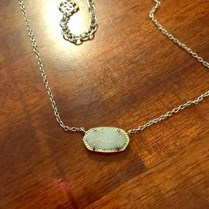 Kendra Scott Elisa Iridescent Drusy Necklace