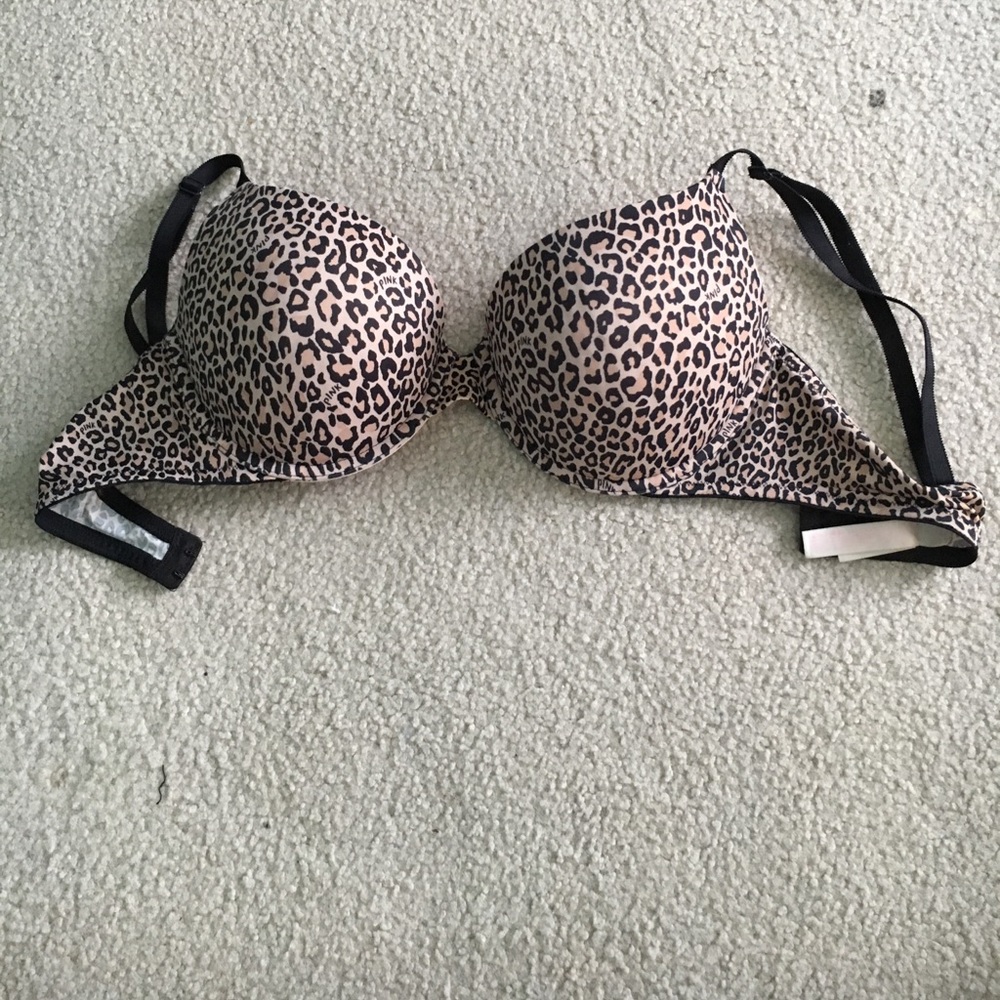 Cheetah pattern Victoria's Secret push-up bra
