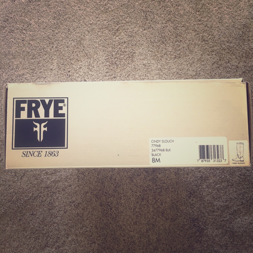 Size 8. Frye Cindy Slouch Boot.