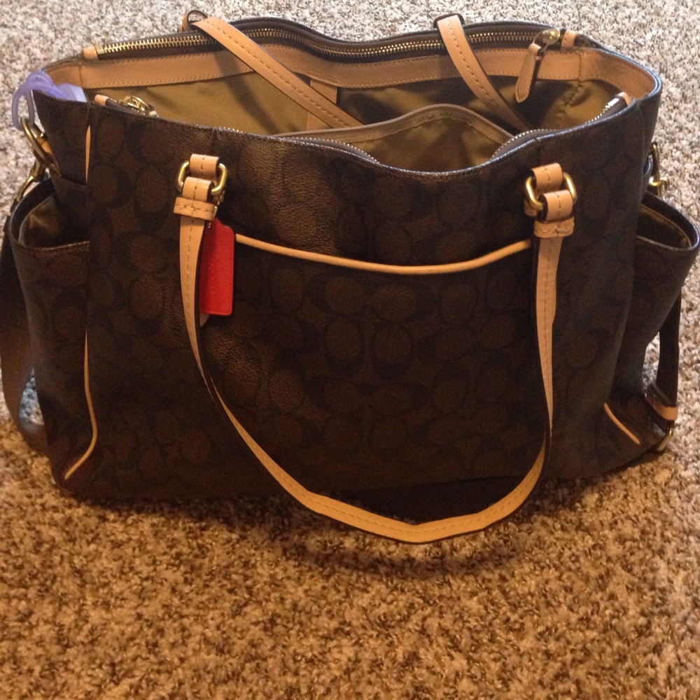 Coach diaper bag/tote