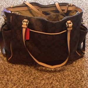 Coach diaper bag/tote