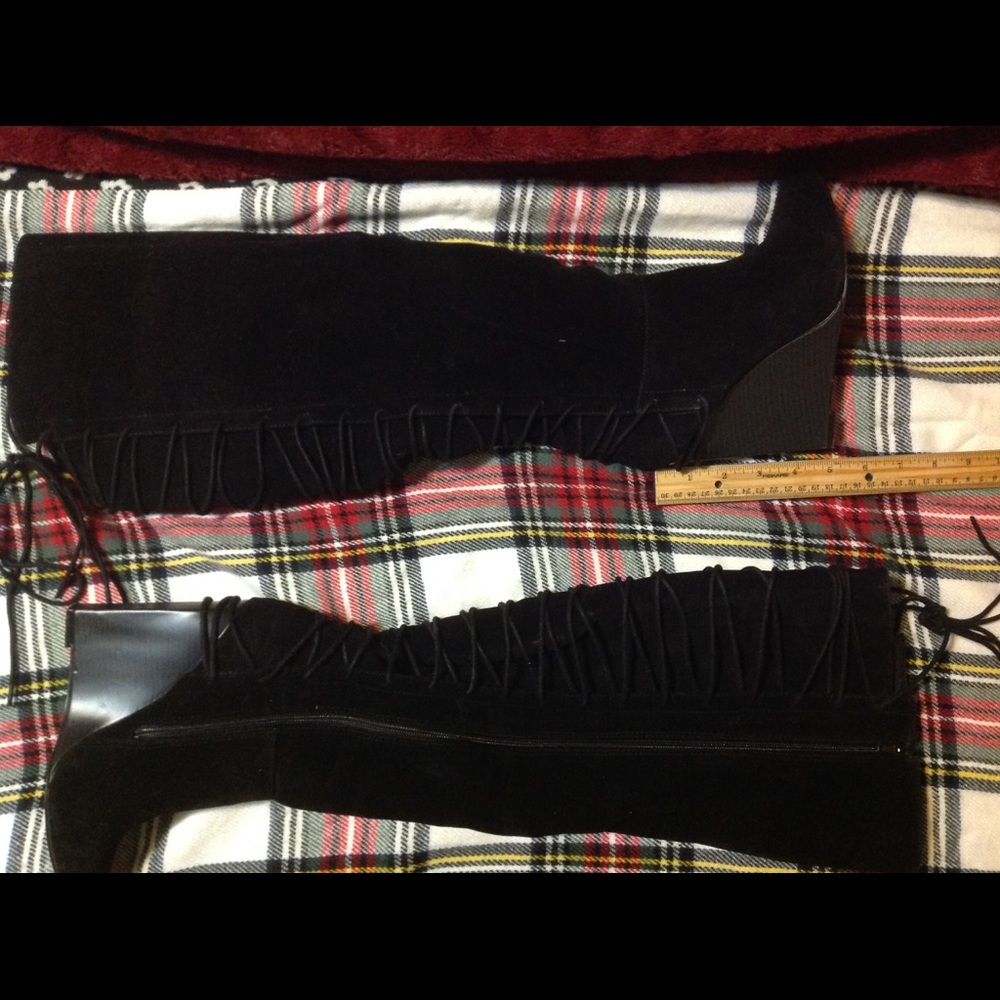 Knee High Suede Boots