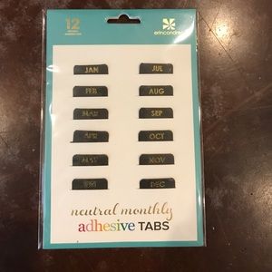 Erin Condren Monthly Adhesive Tabs