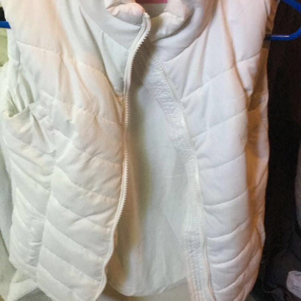 White winter vest