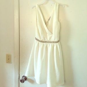 White baby doll dress