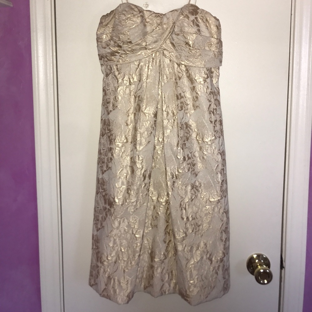 Metallic Cocktail Dress