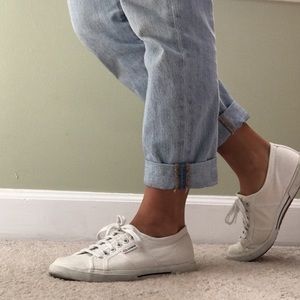 Superga white sneakers