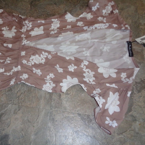 For Love & Lemons Coffee Sweet Jane Jumpsuit brown - Picture 6 of 8