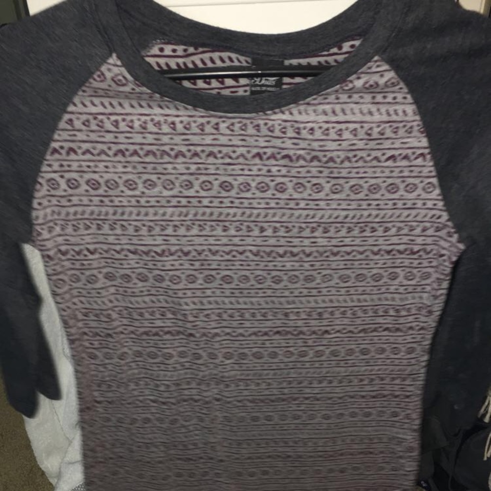 Buckle 3/4 sleeve shirt XS